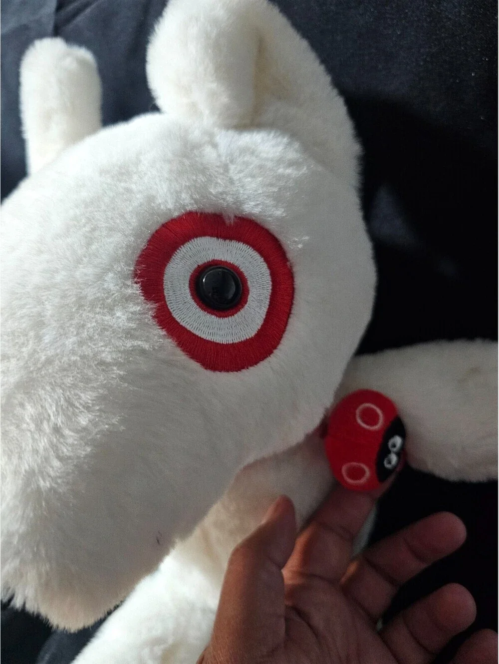 Target Bullseye Dog Plush Toy With Mini Backpack 10